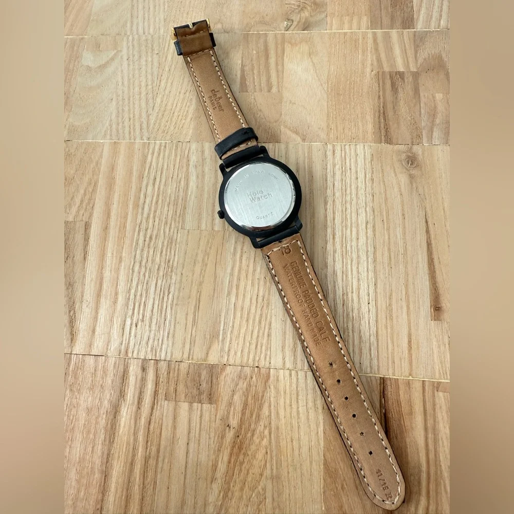 Vintage rare holo ARTS HOLOGRAM 3D world map watch NEW BATTERY